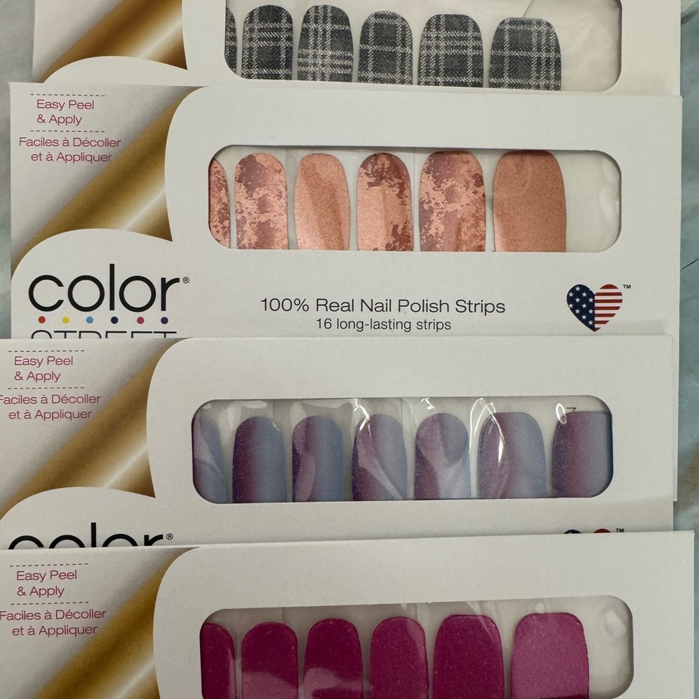 Color Street Nail Polish Strips Set - set of 4